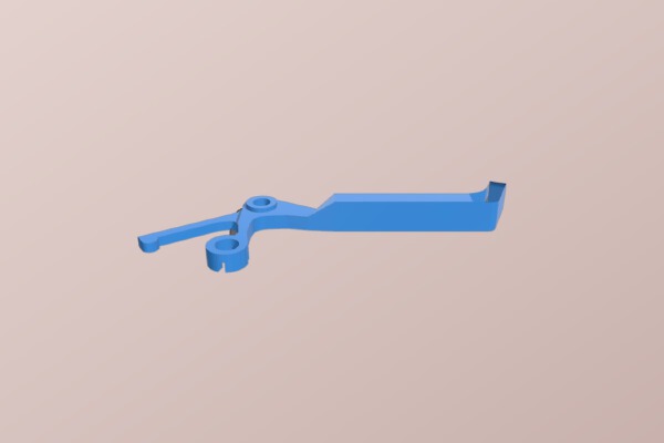 Trigger for a Weedwacker | 3d print model