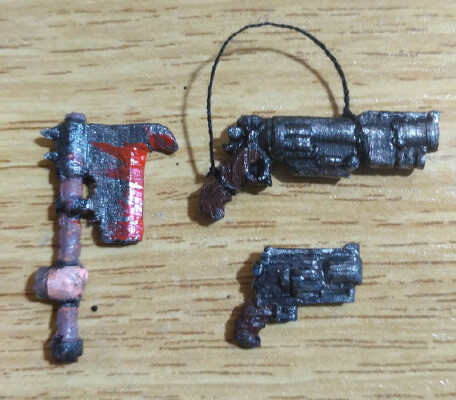 weapons for 28mm skirmish wargame | 3d print model