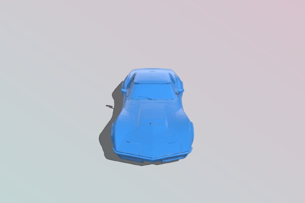 Corvette for OpenZ V16 98mm Wheelbase | 3d print model