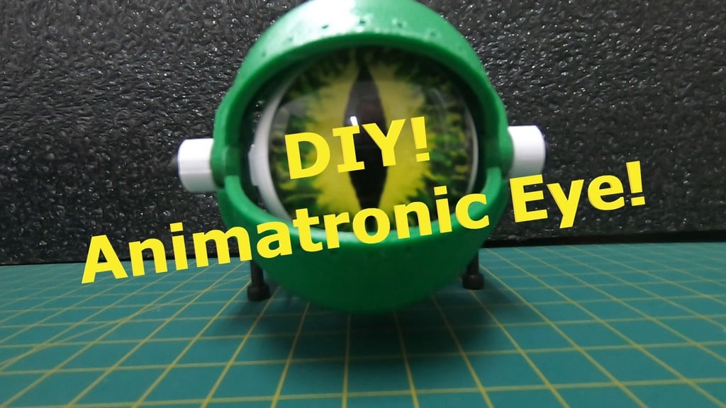 Animatronic Eye | Files to download and to 3D print for free - 3DPEA