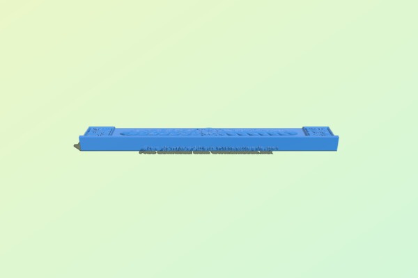 Flower pattern long | 3d print model