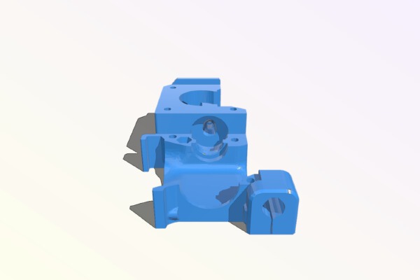 MK3 Zaribo Extruder Guide for Flexible Filaments | 3d print model