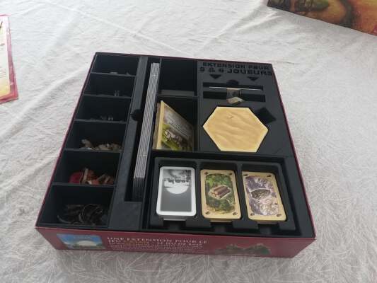 Catan - Insert corebox and "5_6 players extention" in the same box | 3d print model