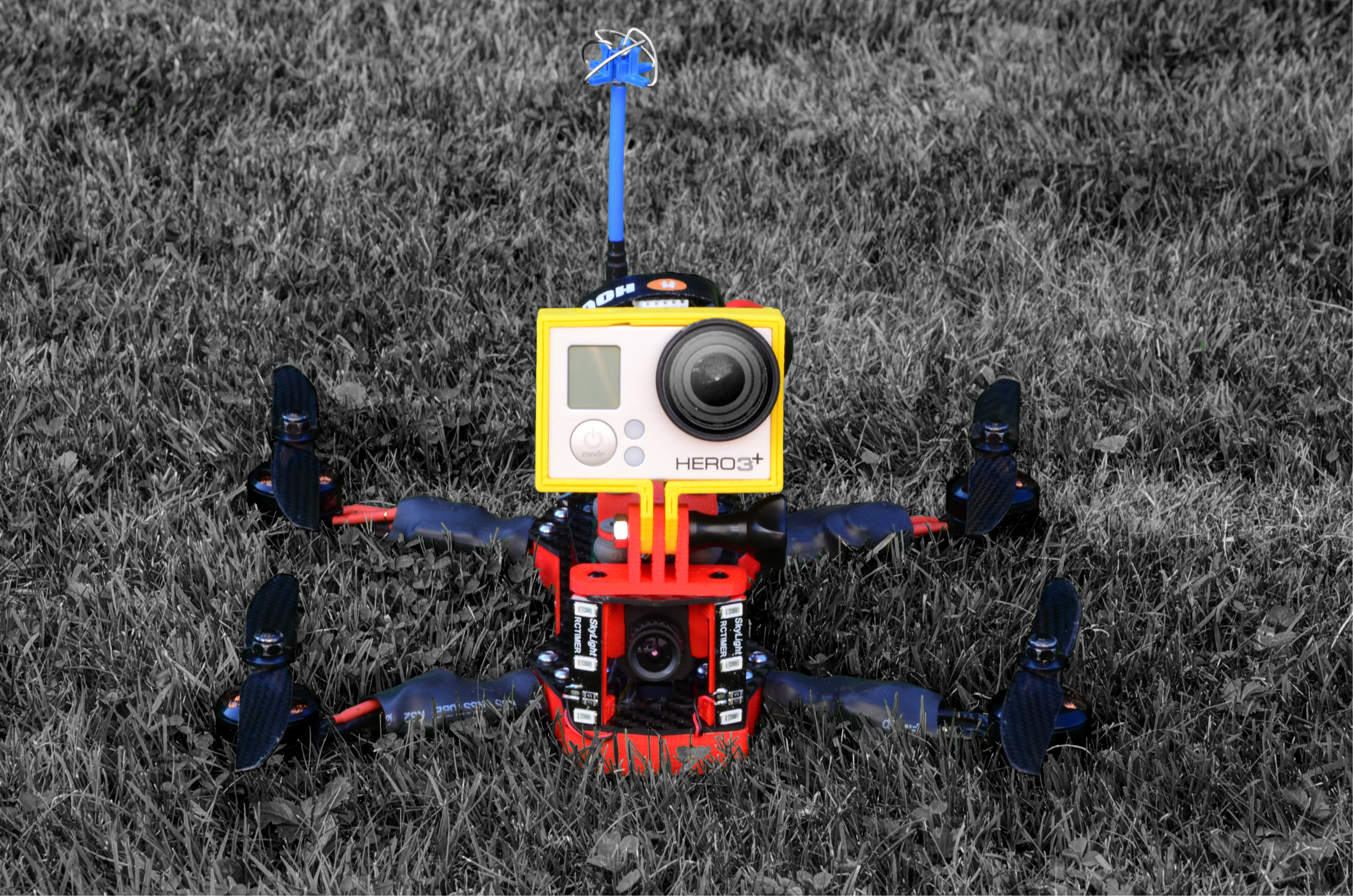 ZMR 250 Gopro Hero plate