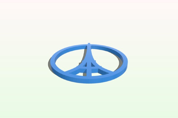 Pray For Paris | 3d print model