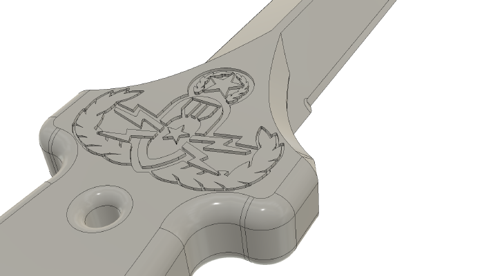 EOD Digging Knife | 3d print model