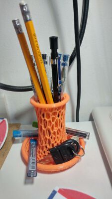 Organic pencil holder | 3d print model