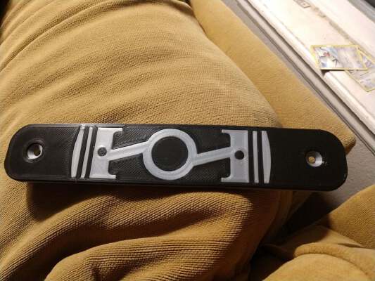 boxer engine license plate delete | 3d print model