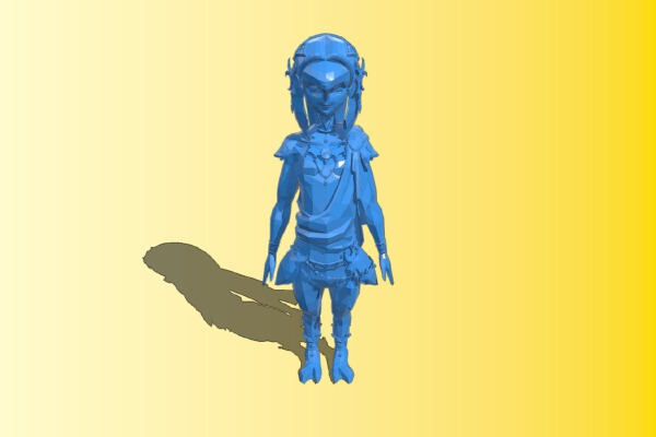 The Legend of Zelda: Breath of the Wild: Mipha, Zora Champion | 3d print model