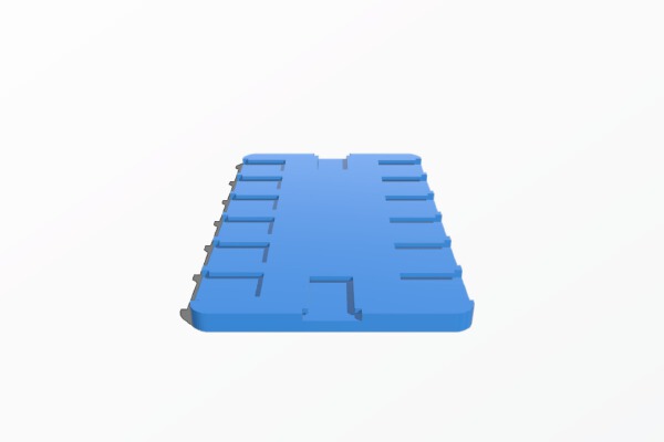 Micro sd Credit Card Holder- Fits 14 micro | 3d print model