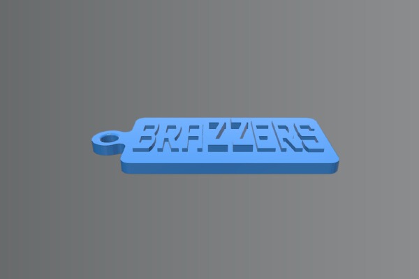 Brazzers Keychain | 3d print model