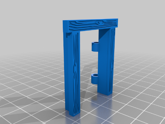 Hut with Trap Door in Floor | 3d print model