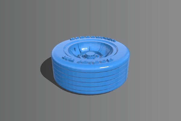 American Racing Vector w BFG Tire | 3d print model