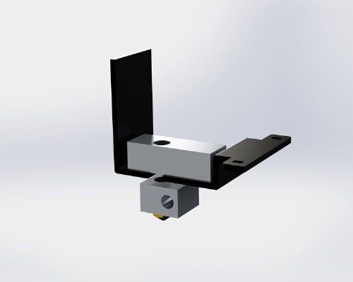 Wanhao duplicator i3 extruder assembly reference | 3d print model