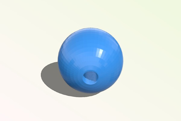 Miata Ball Shifter Knob | 3d print model
