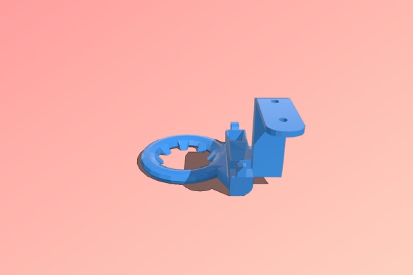 Ender 3 Nozzle Fan with BL touch mount | 3d print model