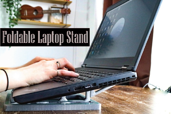 Foldable Compact Laptop Stand | 3d print model