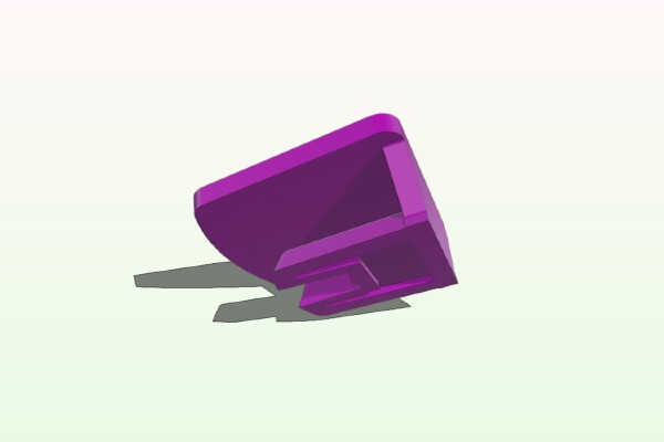 Supporto telepass slim (semplice) | 3d print model