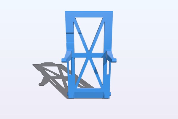 Axial SCX24 Deadbolt modified battery tray | 3d print model