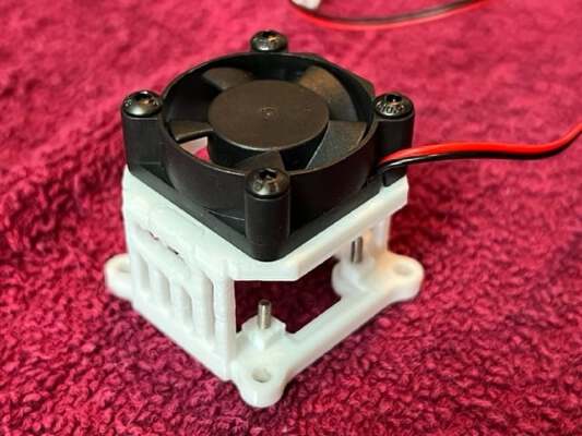 DJI Caddx Vista Runcam Link cooling fan mount fpv | 3d print model
