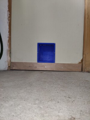 Chatière, Cat flap | 3d print model