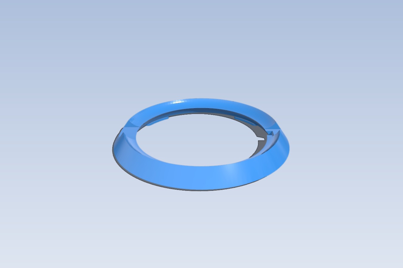 Cupped diver ring V2