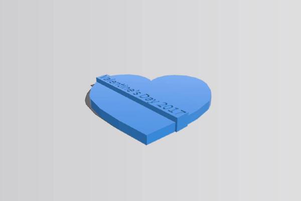 Valentine's Day 2017 | 3d print model