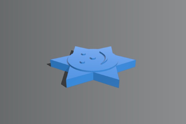 Smiling Star | 3d print model