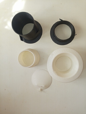 HVAC : 60mm air vent ; bouche de ventilation | 3d print model