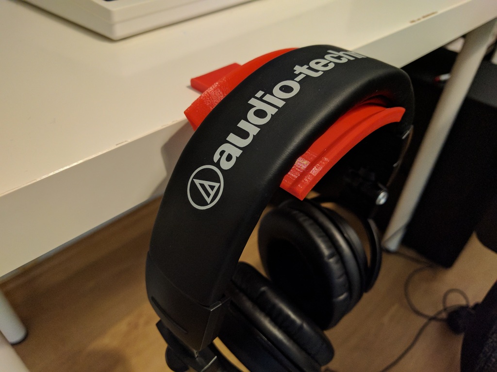 Headphone Holder for desk (everything 3dprinted)