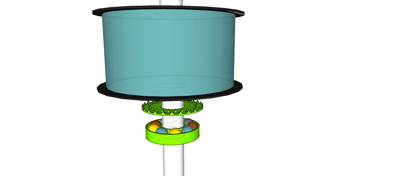 Filament stack with free spinning spools