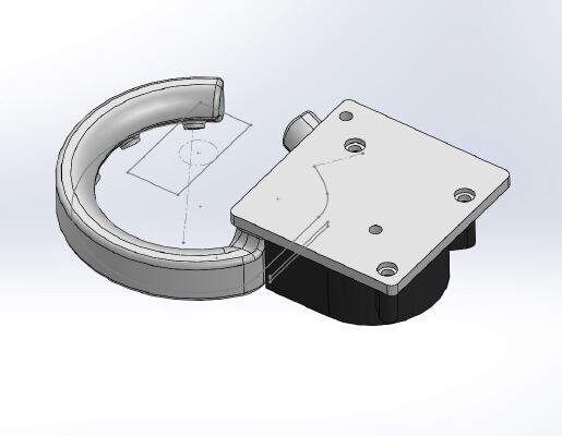Zortrax radial fan duct | 3d print model