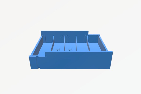5 x AA Battery Holder | 3d print model