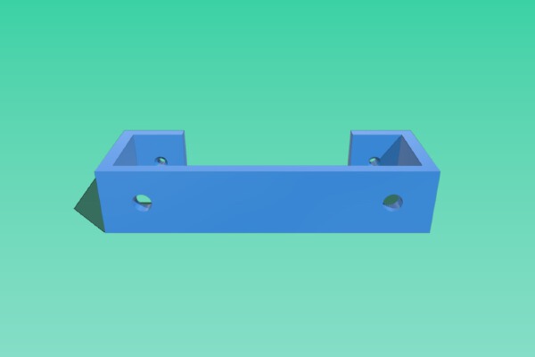 Wii U Wall Mount | 3d print model