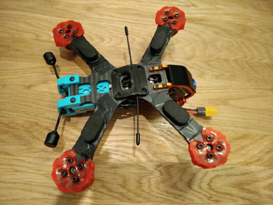 DJI Puda Chameleon FPV drone (Armattan clone) with the DJI Air Unit | 3d print model