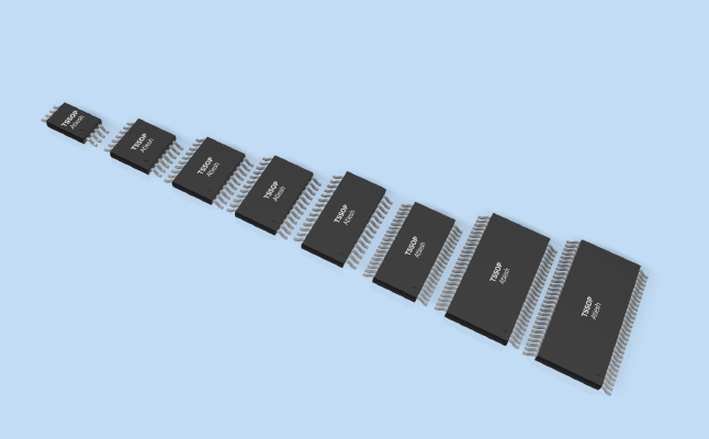 Model - TSSOP ICs | 3d print model