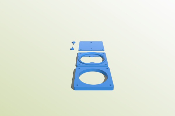 Prop Amps - Overhead - Beechcraft 1900D | 3d print model