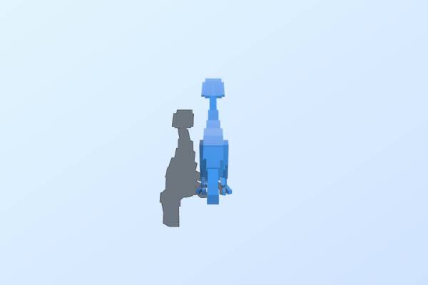 Minecraft raptor 2 | 3d print model