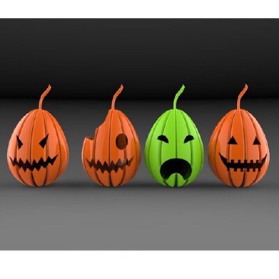 Hollow Halloween Pumpkin | 3d print model
