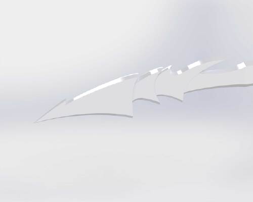 Predator wrist blades (Short) | 3d print model