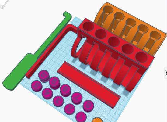 Demo Lock v1 - Giant Cutaway Pin and Tumbler Lock for Teaching Lock Picking | 3d print model