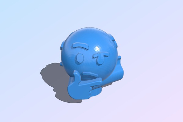 Thinking Emoji Spinner for MP Select Mini | 3d print model
