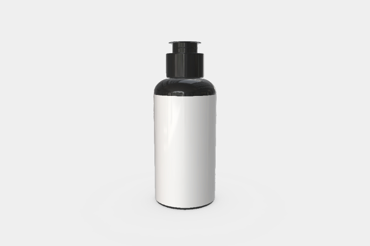 Amber Essential Oil Bottle Mockup