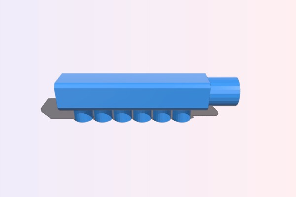water outlet for denerle Nano corner filter | 3d print model