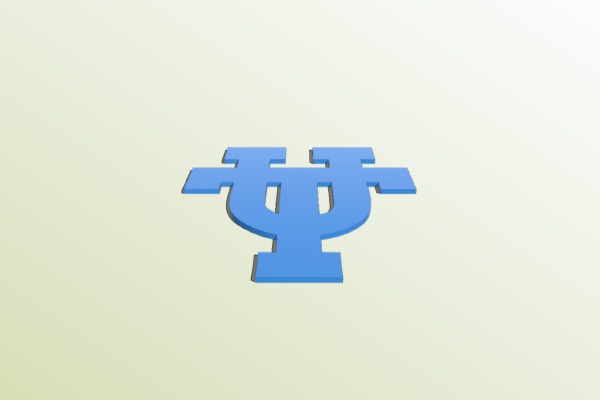 UT Logo | 3d print model
