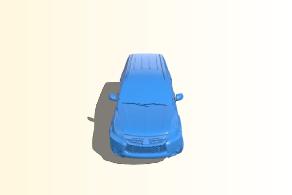 Mitsubishi Pajero Sport car | 3d print model