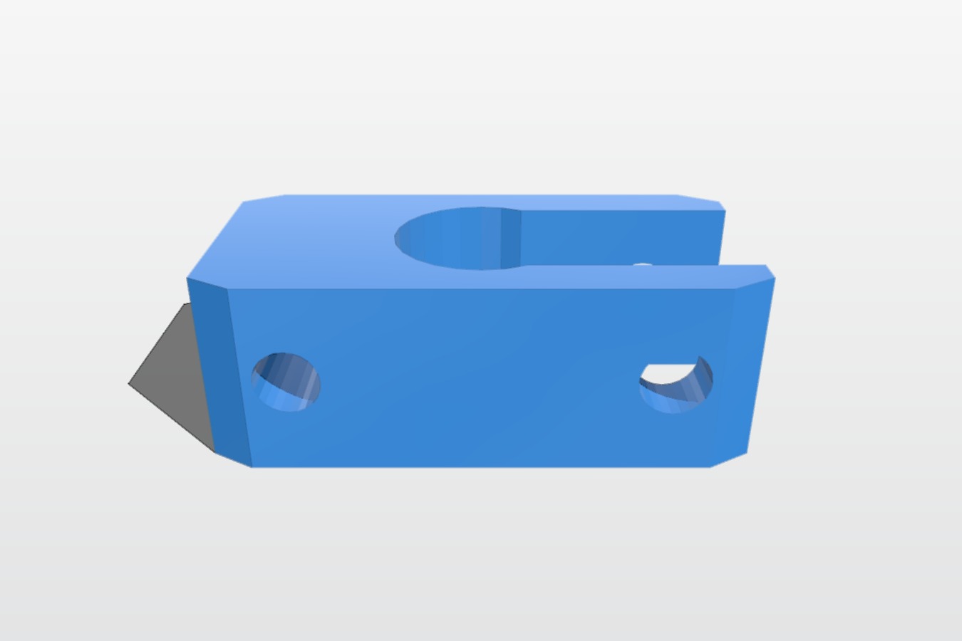 M8 holder for Hall-Î˜ endstop