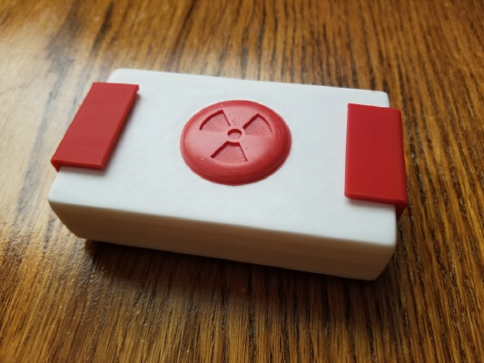 Atomic Trinket Box (With Locking Clasps and Inner Shelf) | 3d print model