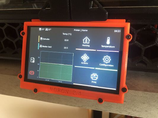 Waveshare 5Inch DSI Display case for VORON 2.4 | 3d print model