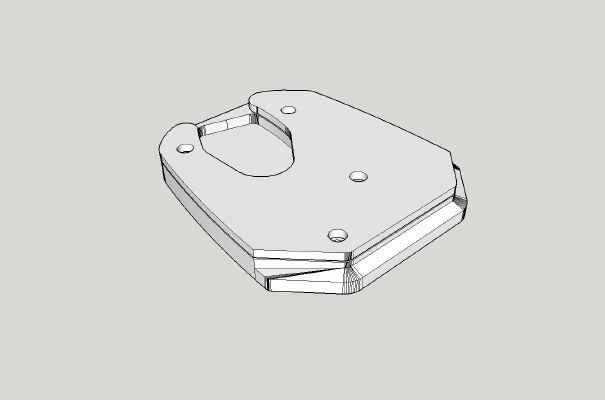 Side Stand Extension V-Strom 1000 (14-16) - UNTESTED | 3d print model
